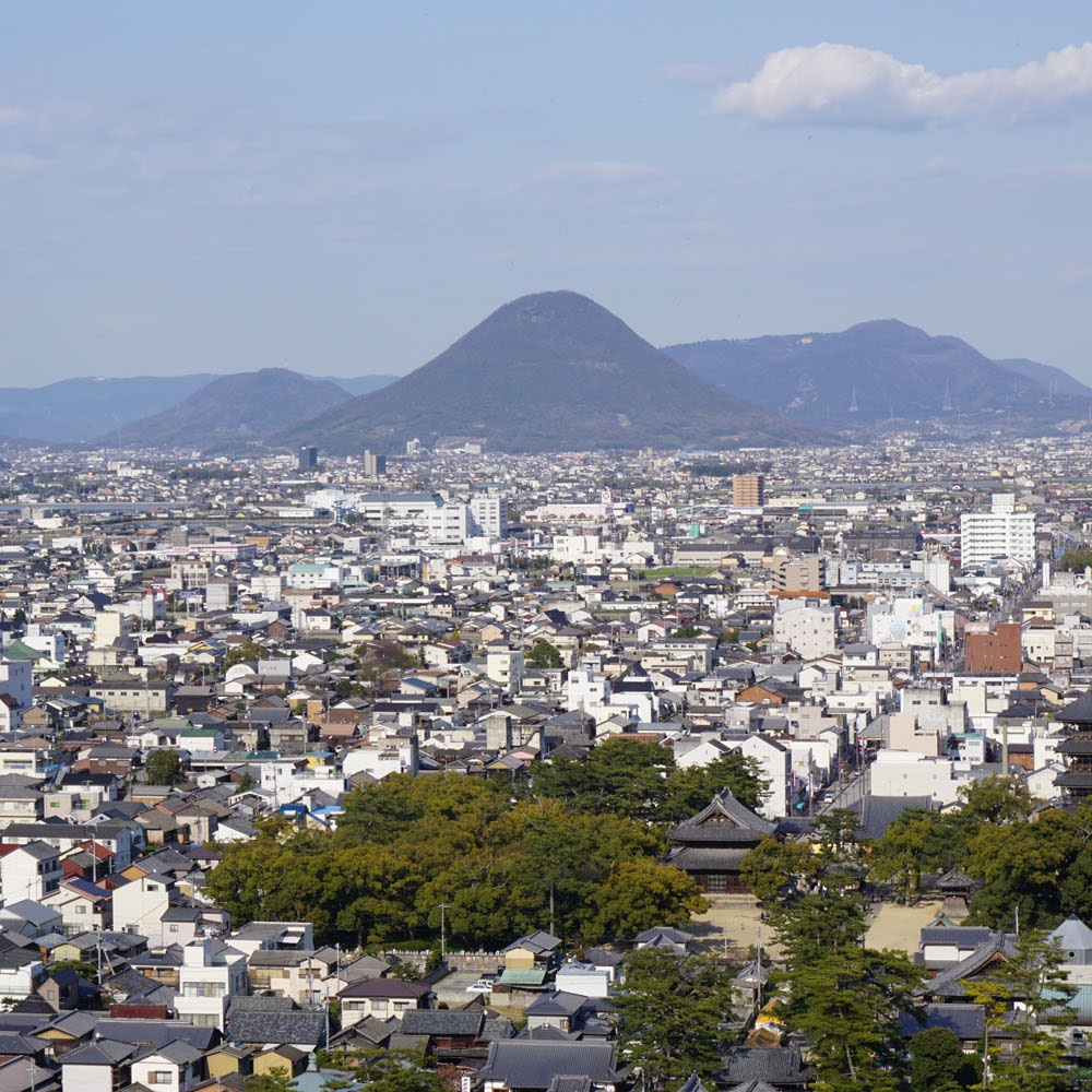 香色山から見た讃岐富士