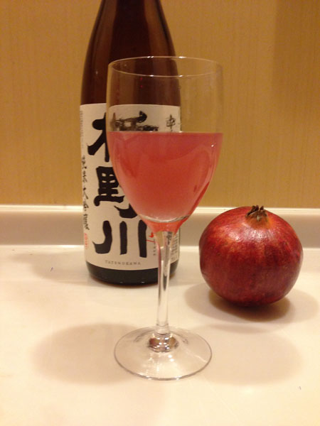 ざくろと日本酒